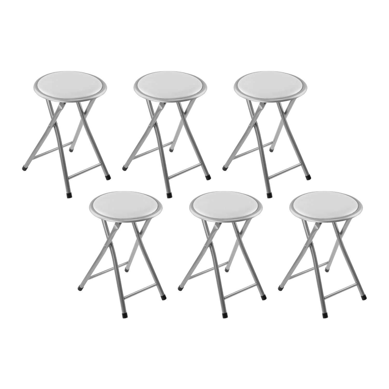 Pack 6 Taburetes Plegables Bajos 30x31x45cm 7house Taburetes 1
